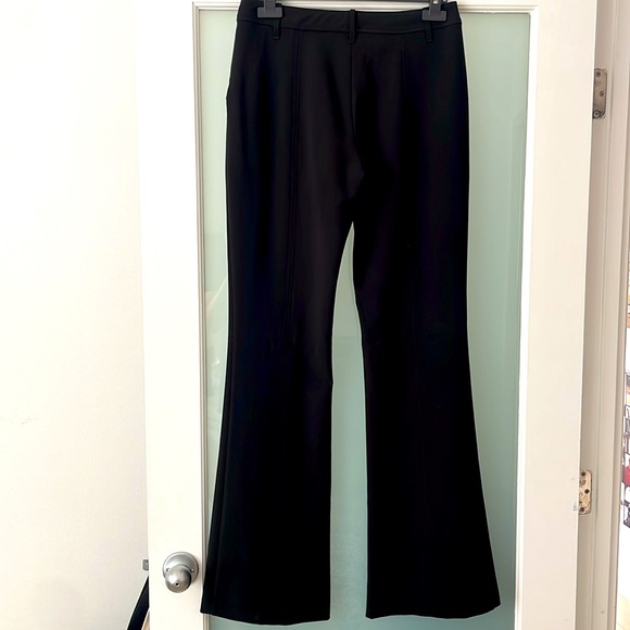 Parker Black Crepe Bootcut Pants - Picture 9 of 11